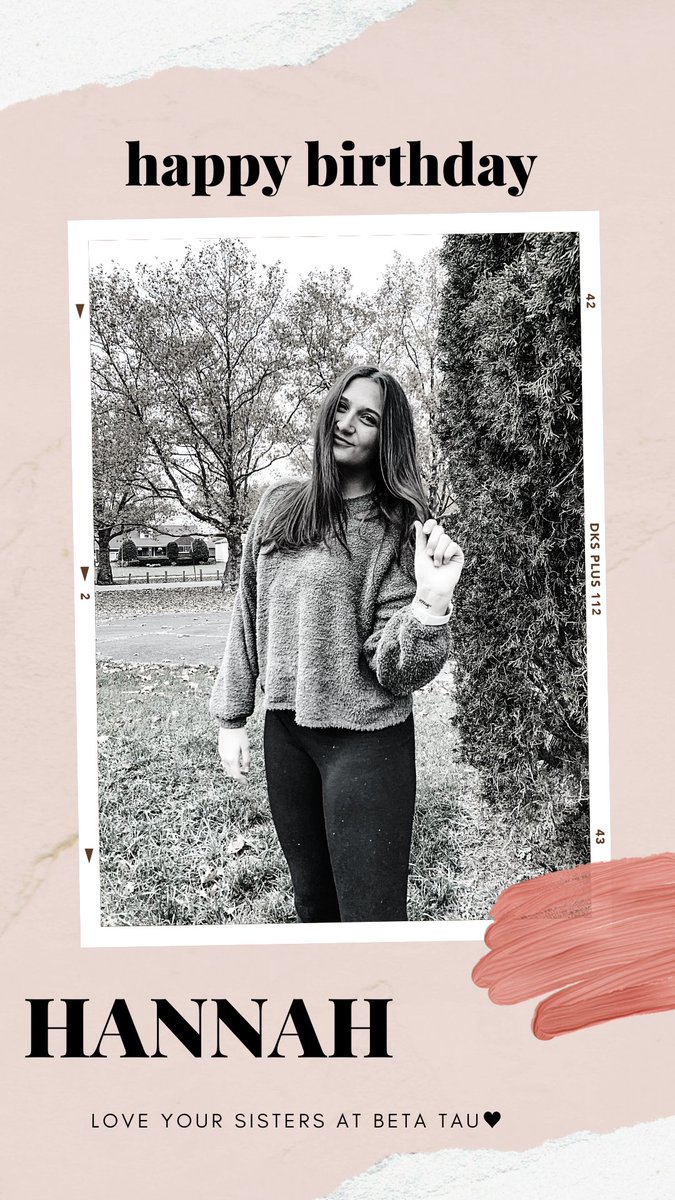 ADPi_Akron's tweet image. happy birthday to one of our own, Hannah ⭐️🤍