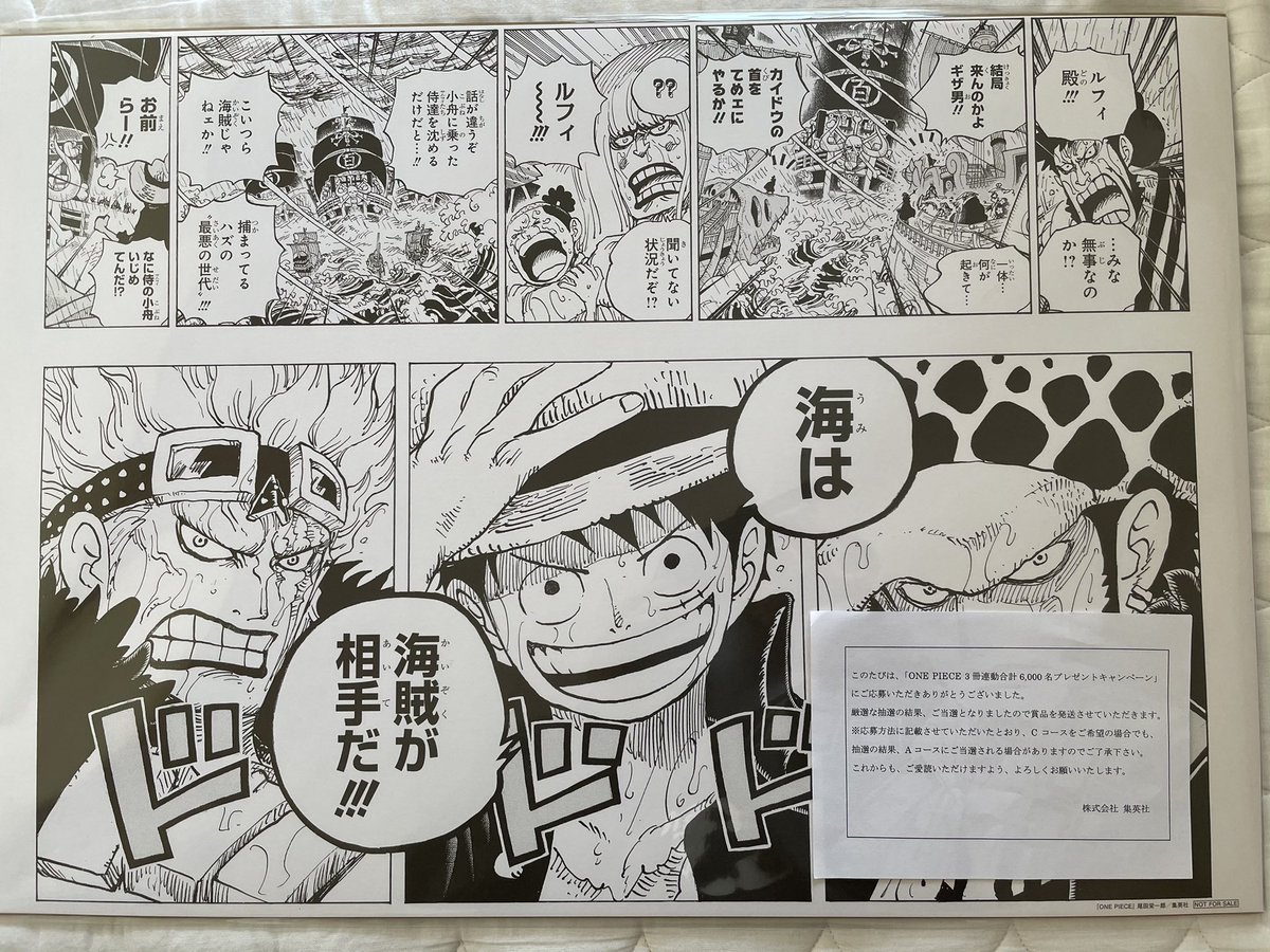 ワンピース複製原画