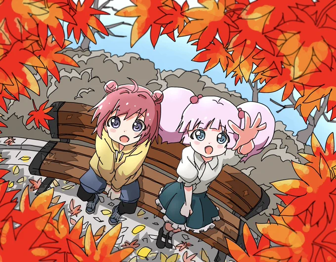 ちなあか🍁🍠
#ゆるゆり #yuruyuri 