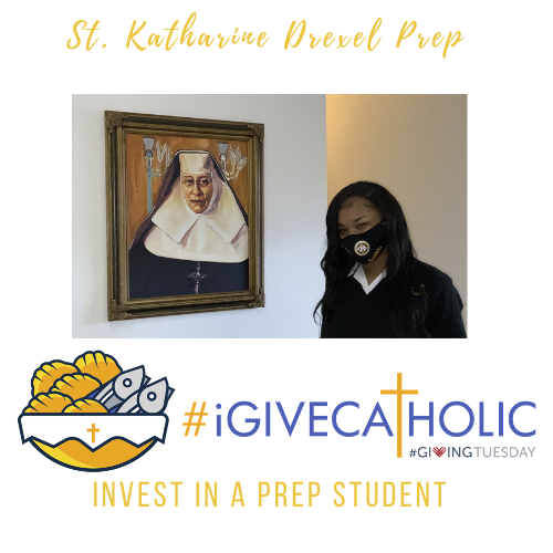 DrexelPrep_NOLA's tweet photo. It's Cyber Monday and almost iGiveCatholic Day on #GivingTuesday, will you invest in a Prep student - https://t.co/SBV5hOHnIM If you believe in the mission of St. Katharine Drexel then you should invest TODAY! https://t.co/Ki8MINALYL #forevertheprep #since1915 #supportthehive https://t.co/IFUOsNHK64