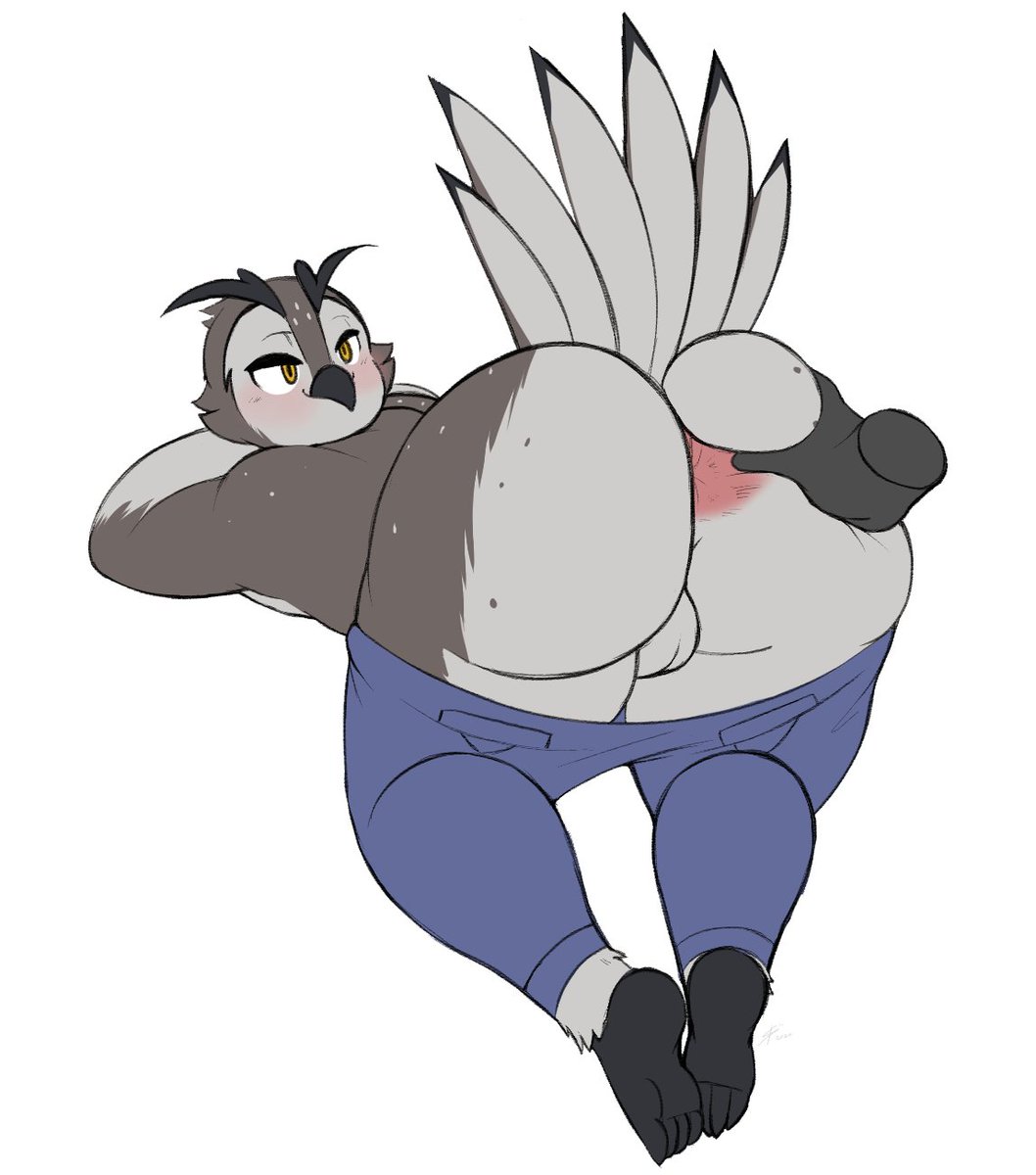 Digital_Pelican's tweet photo. Colored sketch commission for @hootbias #nsfw https://t.co/YGkzwzxIAJ