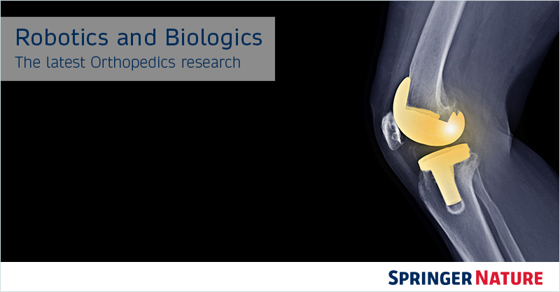 Read the latest research on Robotics, Biologics, and advances in these technologies. Our chapters and articles are free-to-read until December 31: go.sn.pub/wrxFKZ