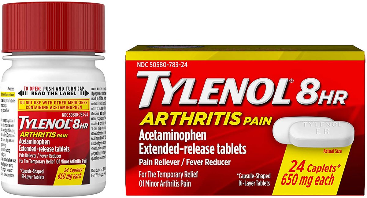 Acetaminophen dosing, even though it debuted in the 1950s, is another relic. Regular Tylenol=325mg=5grains. “Extra strength” branded Tylenol may be 500 mg, but 325-650 mg doses (i.e., 5-10 grains) are sold commonly. Weird that 650 mg is not “extra strength” but 500 mg is…/54