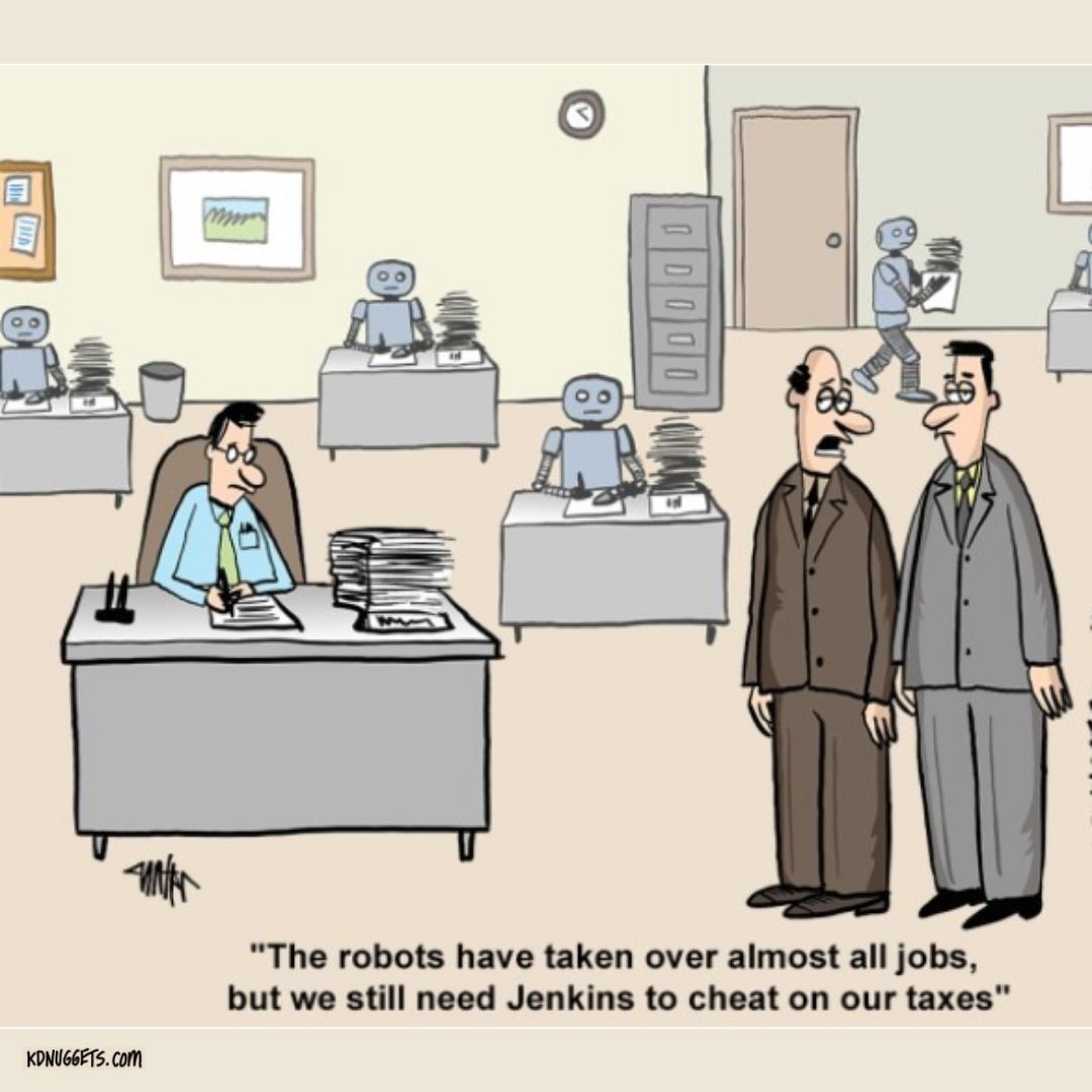 qubitaitech's tweet photo. #Humor for the Day!

#comicstrip #ai #artificialintelligence #comicstrips #itguyproblems #doodle #techjokes #itjokes #comics #sarcasm #justforlaughs #jokes #MachineLearning #funny #taxes https://t.co/kj9g90YyrQ