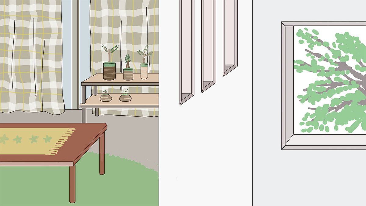 日本デザインプランナー協会 お部屋づくりを行う際は 色味を3色までに抑えると統一感がでますよ イラスト イラストレーター 漫画 漫画家 インテリア インテリア資格 インテリアデザイナー 毎日イラスト