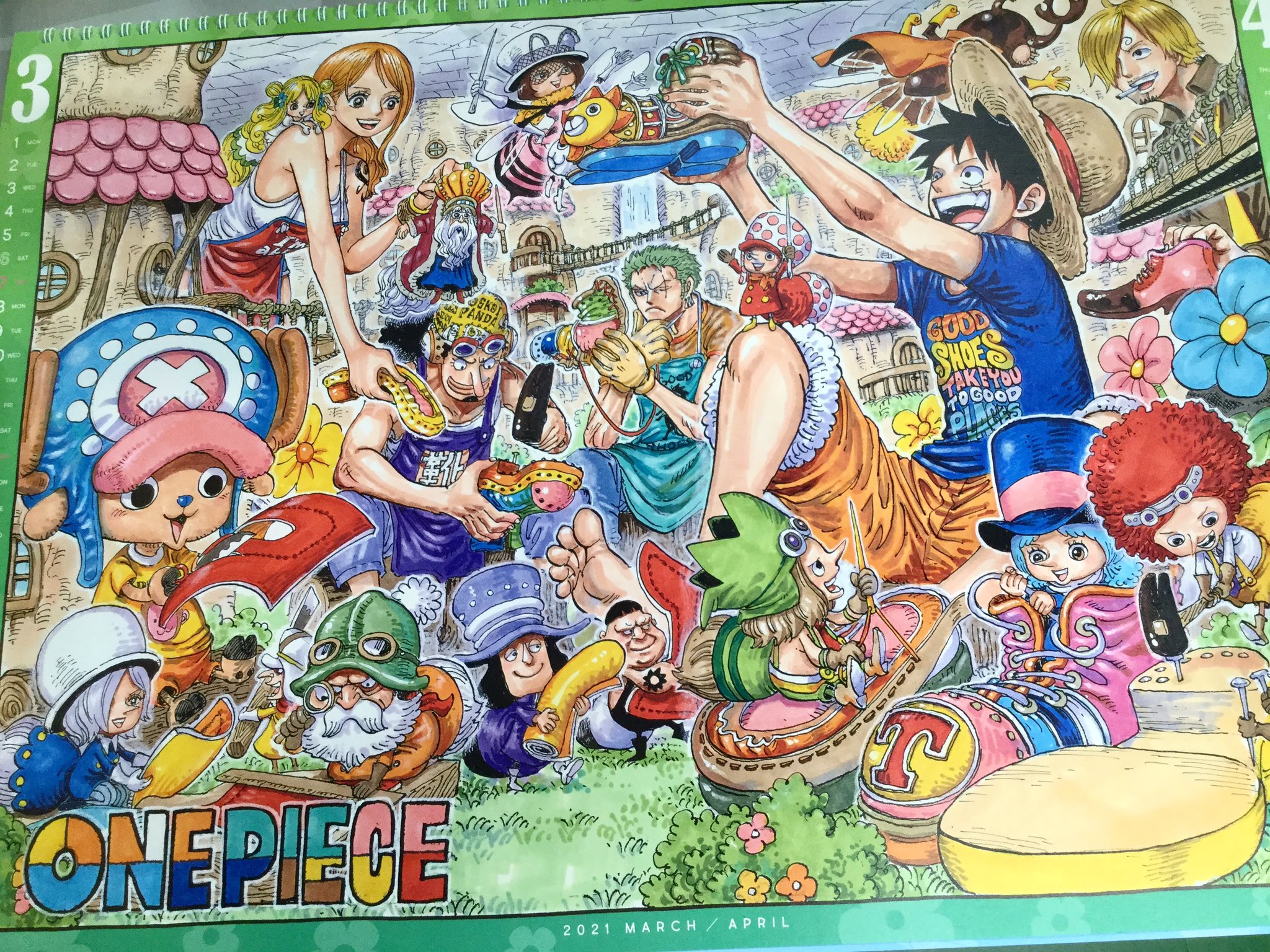 One Piece 麦わらストア福岡店 新商品 原画商品 コミックカレンダー21 大判 2 750円 税込 好評発売中 麦わらストア Onepiece One Piece 麦わらストア福岡店 新商品 原画商品 コミックカレンダー21 大判 2 750円 税込 好評発売中 麦わらストア Onepiece
