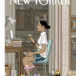 「ザ・ニューヨーカー」の今週号の表紙がいい!上半身だけで社会生活できる時代になるのかな？