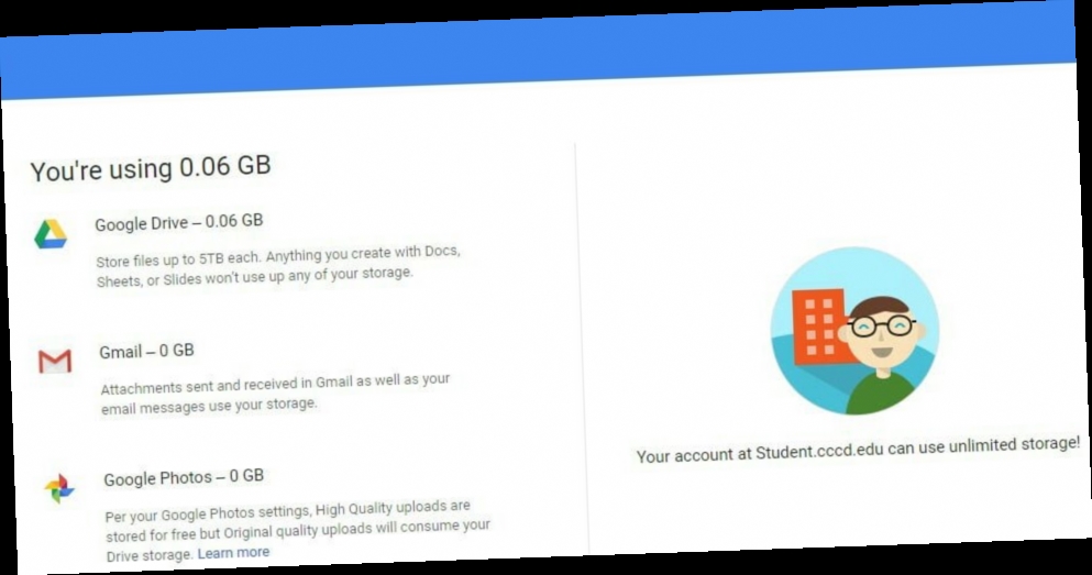 how to get google drive unlimited storage with edu mail / Twitter