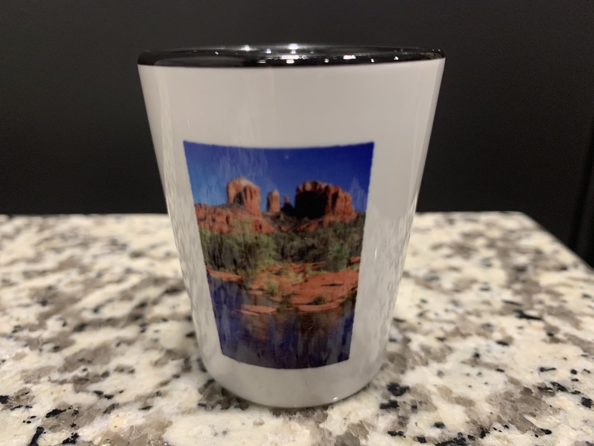 Day 30: In lieu of travel I’d like to do a tour of past trips via shot glasses. This was from Sedona and the Red Rock State Park. Fun side trip before kids. I was impressed!