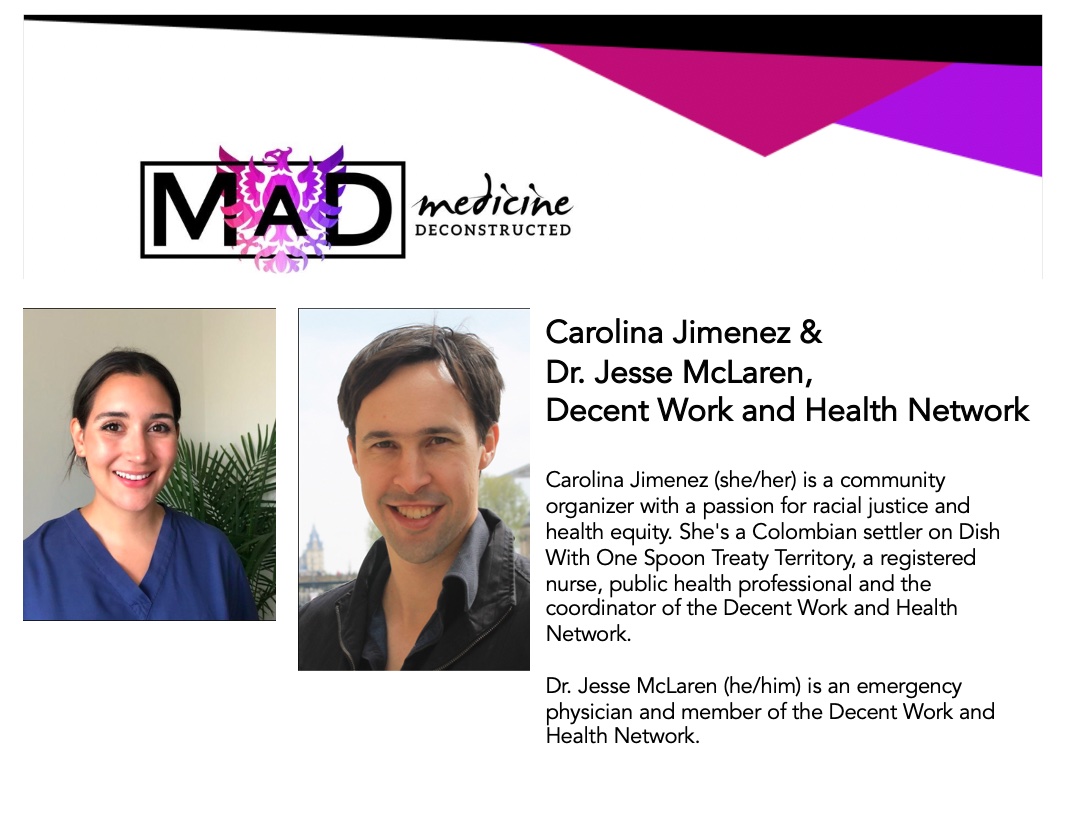 McMasterMAD's tweet photo. Meet this year's MAD Day speakers: Caroline Jimenez and Dr. Jesse McLaren https://t.co/5aqRyAct16