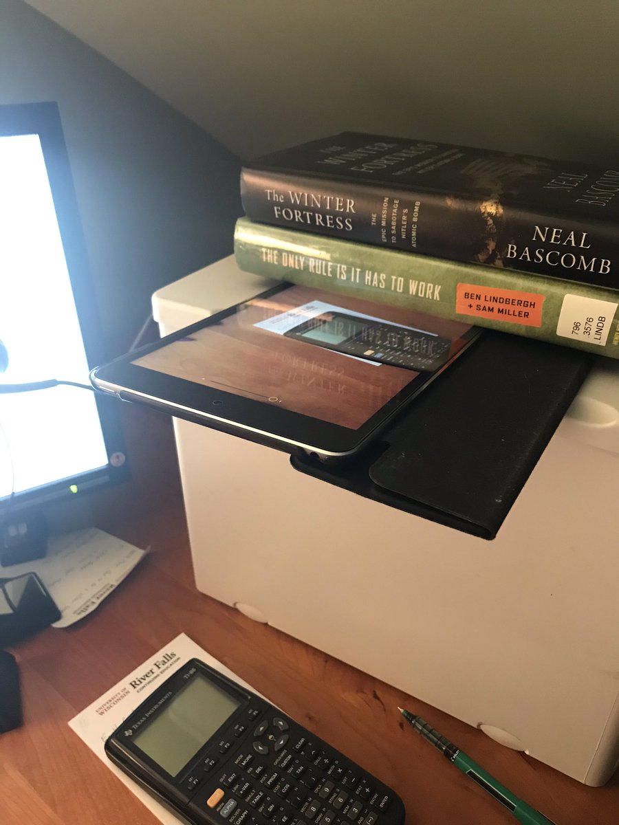 ts_neumann's tweet image. It seems fitting. @BenLindbergh #covidteaching #doccam #theonlyruleisithastowork