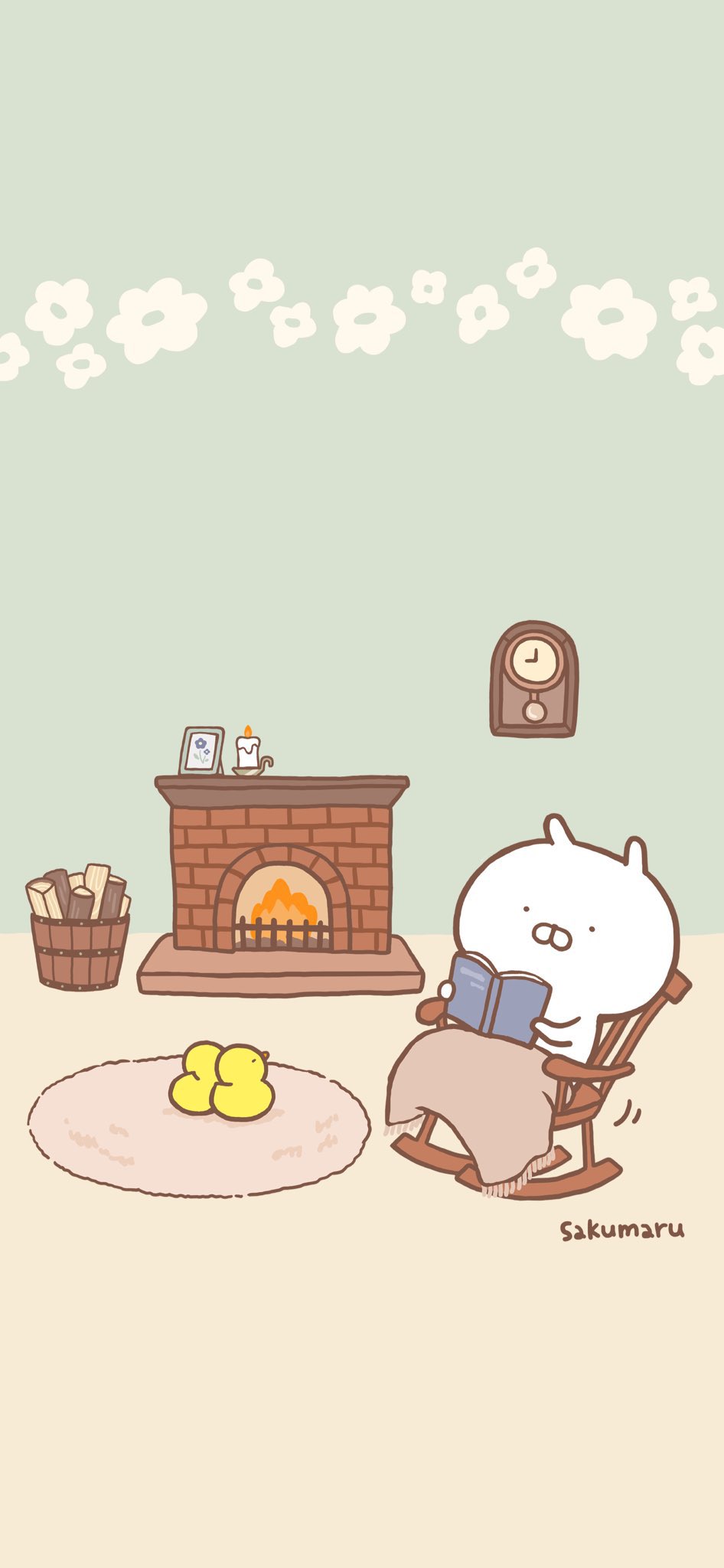 Roconico 今月可愛い壁紙がありすぎて渋滞してる いつもホーム画面はおにピヨにしてるけど 今回のうさまるの壁紙可愛すぎてホーム画面に設定してしもた ロック画面は大好きなしろくまななみんさん うさまる しろくまななみん スマホ画面争奪戦