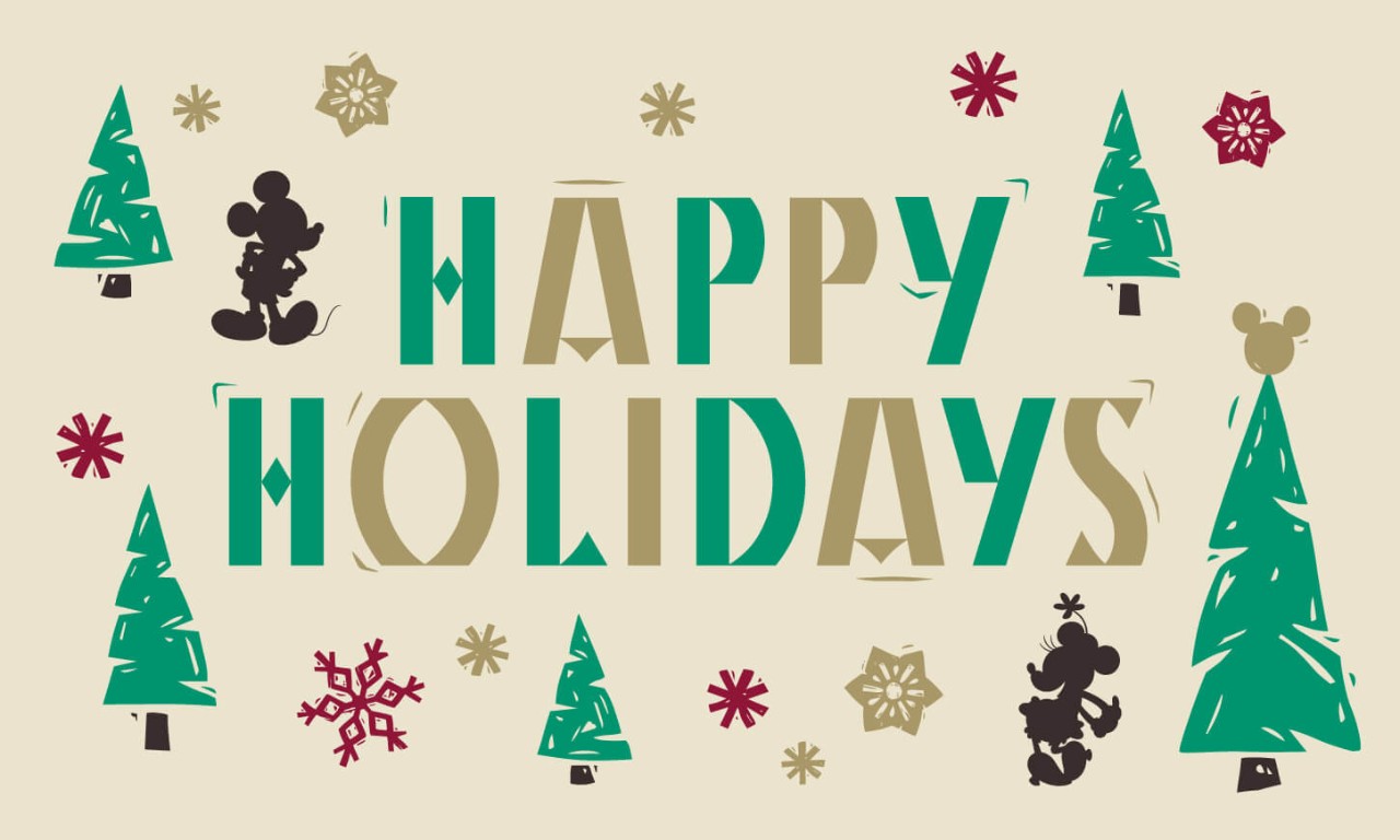 ディズニー Jcbカード Happy Holidays ﾟ ディズニー Jcbカード会員のみなさまに 一足早い クリスマスプレゼント ディズニーならでは ポップでキュートなオリジナルデザインの スマートフォン用壁紙です ダウンロードは