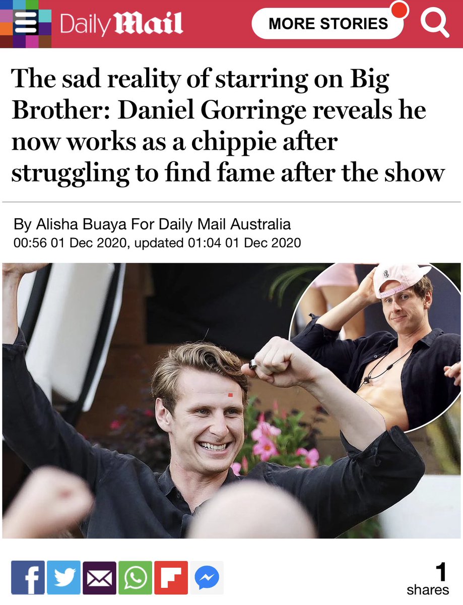I’ve spoken openly about my struggles with my mental health so I can help change the stigma, especially with men, that it’s not a weakness. I still have suffer from anxiety daily and articles like this just amaze me how no one is held responsible. Be better <a href="/DailyMailAU/">Daily Mail Australia</a>