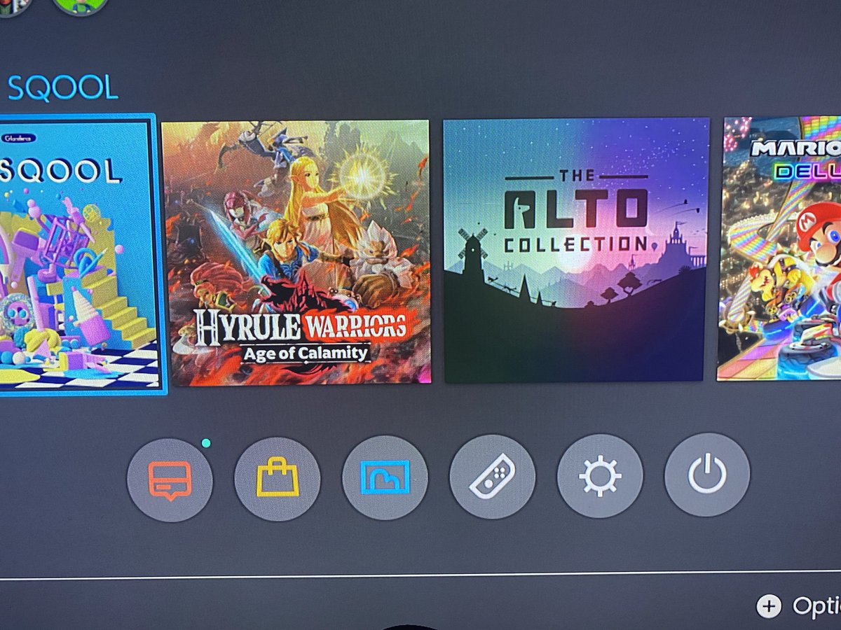8biteric's tweet image. Goodbye old switch Home Screen #switchupdate
