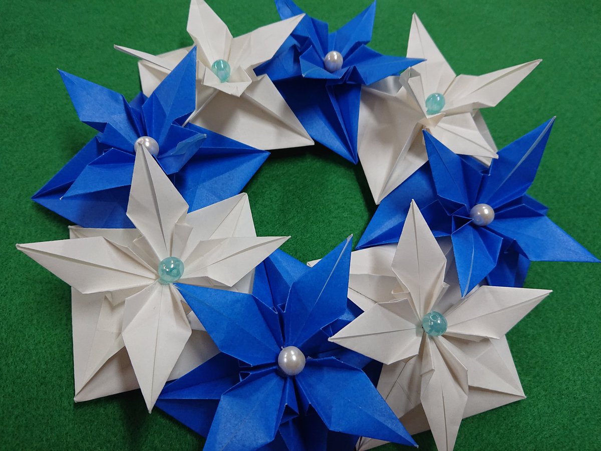 J 4 على تويتر クリスマス用に折り紙でリースを作ってみました リース クリスマス 折り紙 折り紙作品 J 4 على تويتر クリスマス用に折り紙でリースを作ってみました リース クリスマス 折り紙 折り紙作品
