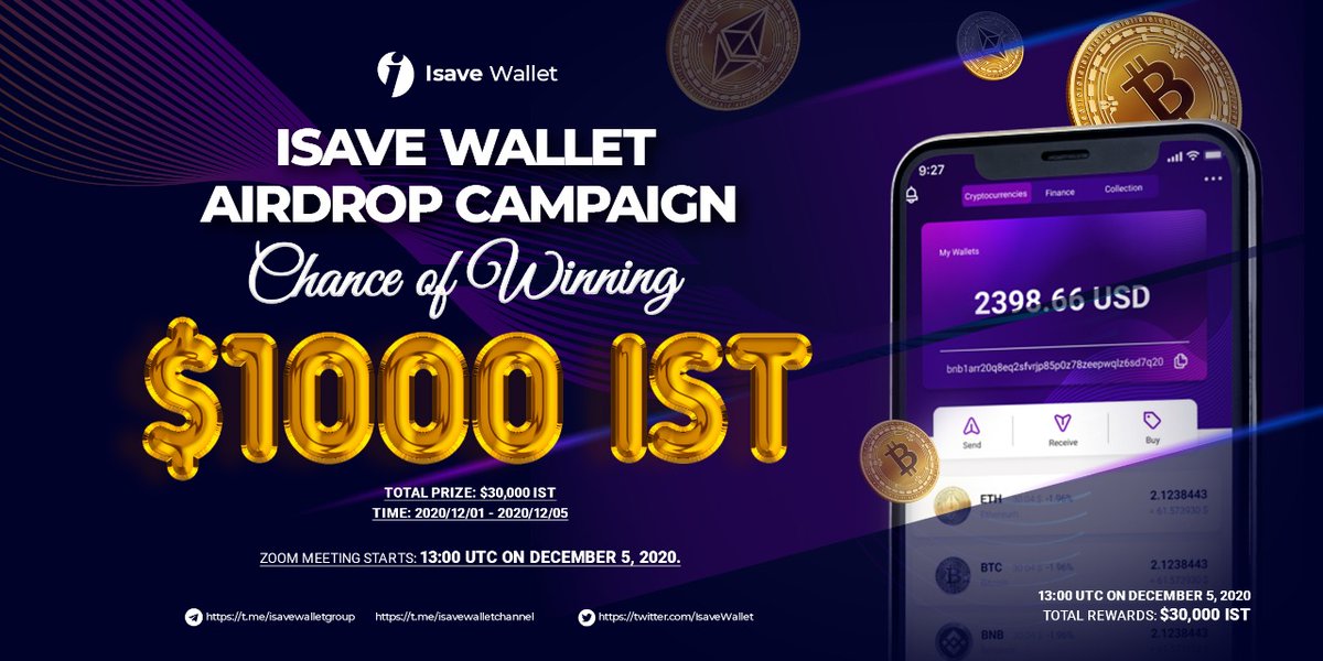 Isave Wallet tweet media
