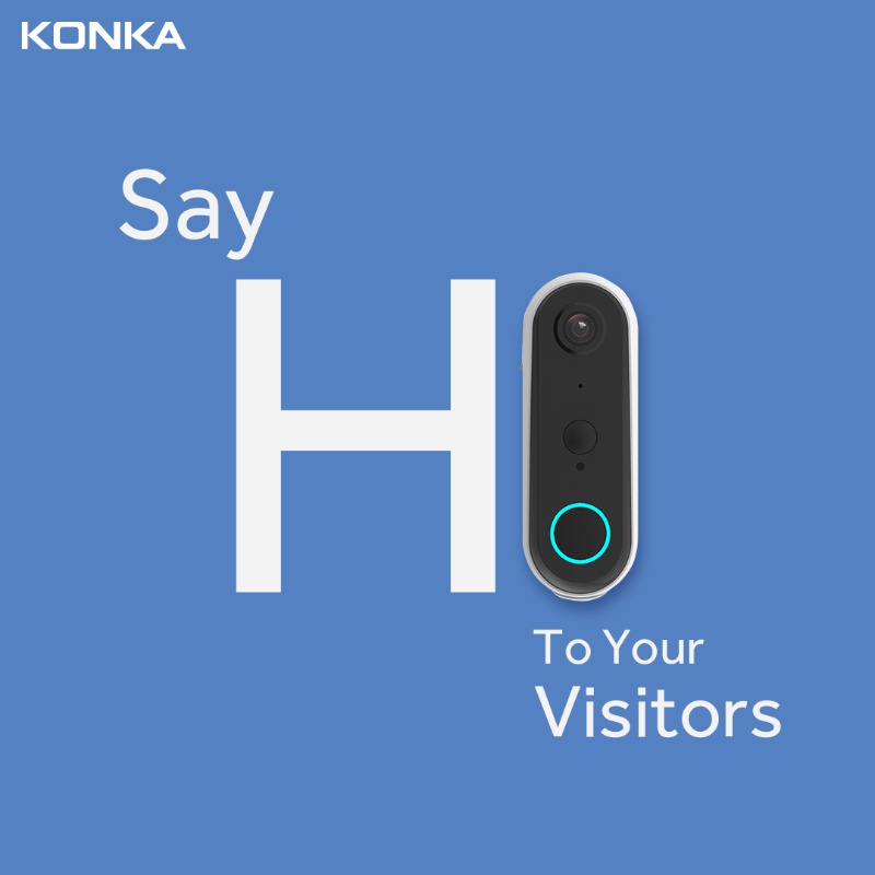 KONKA_Global's tweet image. Say hi to your new home security guard -- the KONKA LY-137. It&apos;s a smart video doorbell which helps you to see, hear and speak to your visitors via your smartphone or tablet from absolutely anywhere.
#KONKATech #KONKAHome