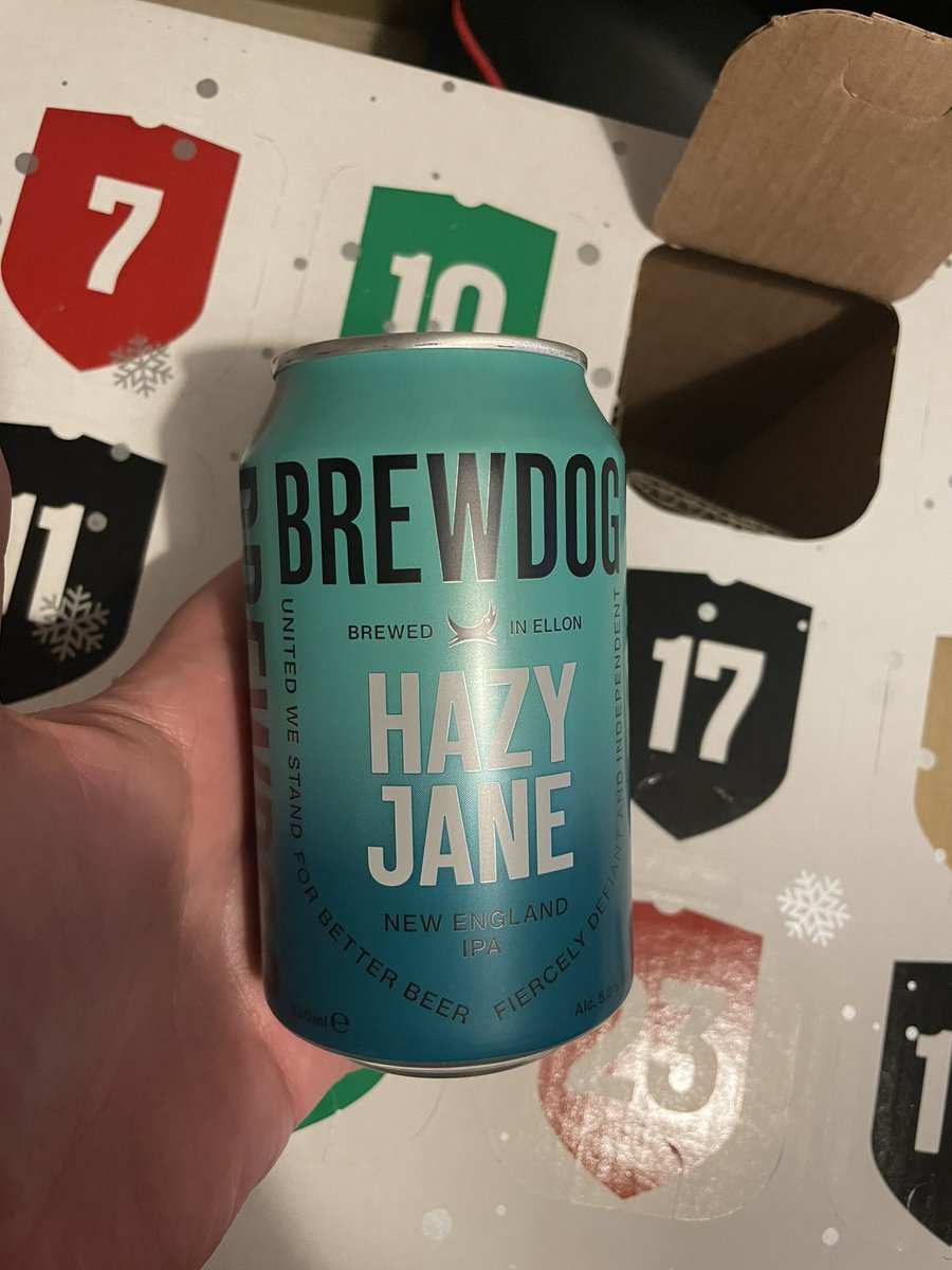 Ooooooo exciting!! Let the Christmas countdown begin!! Thank you  <a href="/BrewDog/">BrewDog</a> and @BrewDogJames #bestadventcalendar #notbeforework