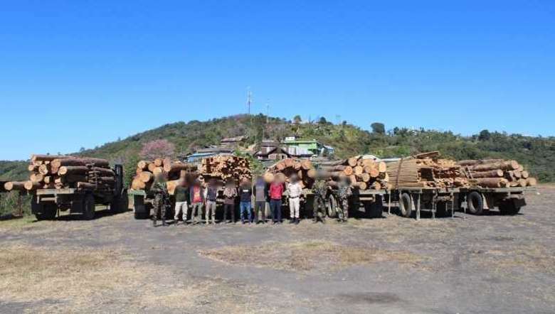 Smuggled timber worth over Rs 10 crore seized in Ukhrul

The seized timber along with the trucks and drivers have been handed over to Shangshak Police Station, the Assam Rifles said.

Read: ifp.co.in/smuggled-timbe…
