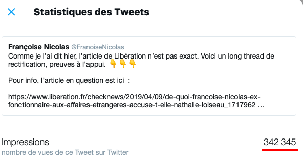 Pour comprendre #LoiseauMaTuer 💰💰💰 mon tweet épinglé est complet, documents à l'appui.

Il a été vu 342.345 fois 🎉😃

Le chemin est bien avancé vers les 500.000 vues et espérons, une enquête❓

Alors, à vos RT‼️😉🙏

bit.ly/2Vo1kjw