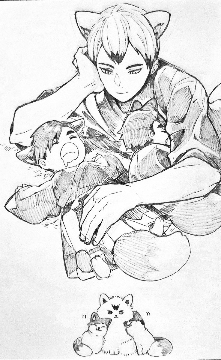 #ハイキュー 
應援服真的很好看!
北狐狸也超可愛的? 