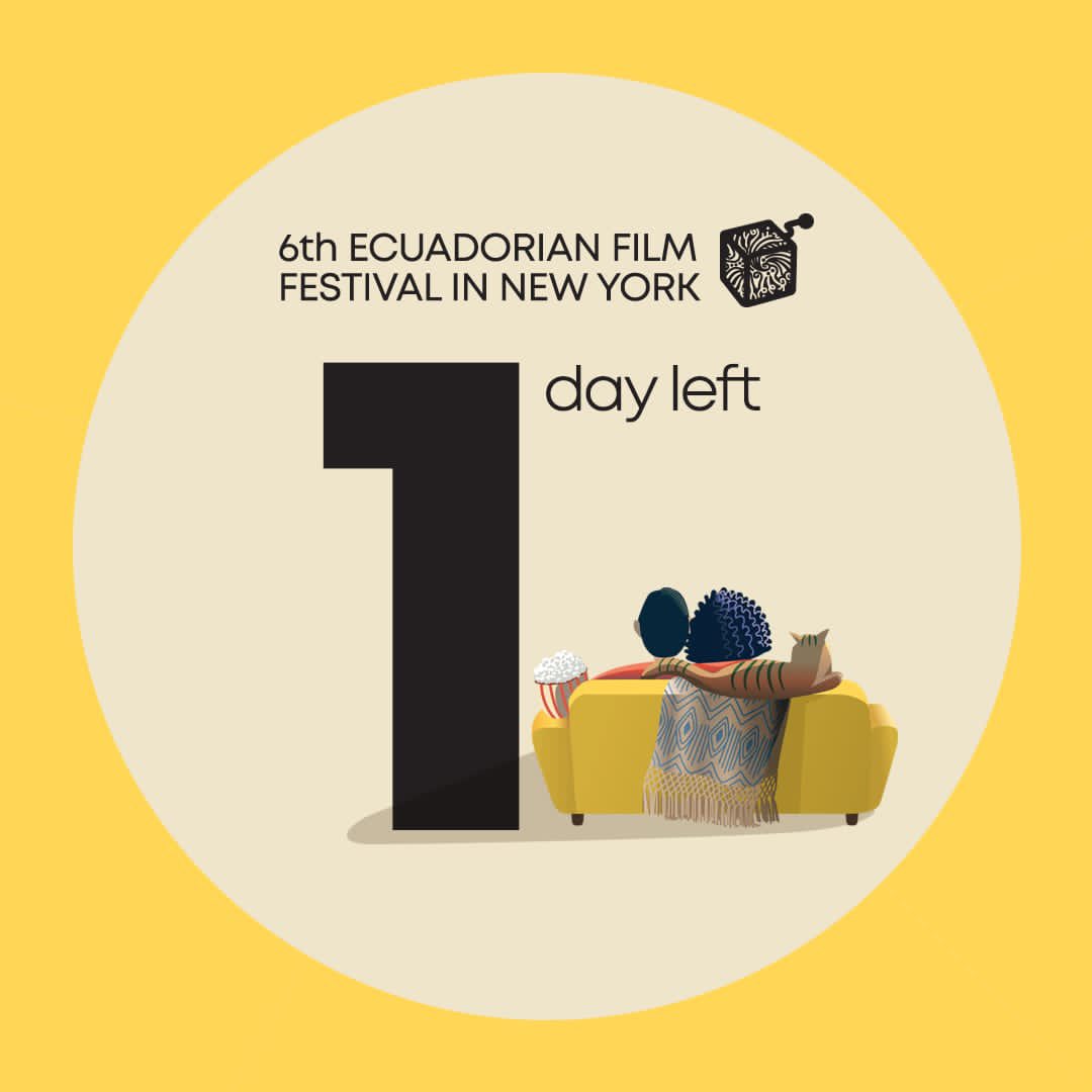 One day! One day! Go 👇🏼 ecuadorianfilmfest.com and get your tickets for the #effny2020. A partnership with @soyzine & anonima.