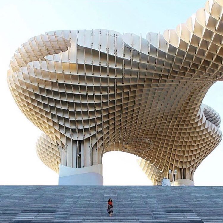 parametricarch's tweet photo. Designed by german architect #juergenmayerh, #metropolparasol's #parametric #timber structure is here nicely captured by Andreabad in #sevilla #spain Juergen Mayer
.
#jmayerh #jmayerharchitects #wood #woodwork #installation #fabrication #digitalfabrication #fabricate https://t.co/CibMuZCW07