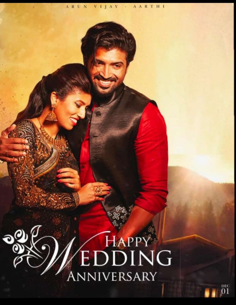 ShaswathR's tweet photo. Happy wedding anniversary Anna and Anni 😍🧡

@arunvijayno1 https://t.co/vBe9RaSIe2