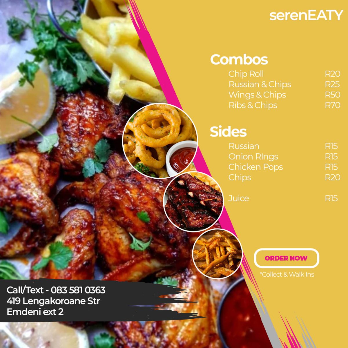 PHYNDYLEE's tweet photo. Good morning. 
serenEATY will be serving from 12pm. 
Your support will be greatly appreciated
❤️🌸❤️🌸❤️🌸❤️ https://t.co/cw7cF3uUUb