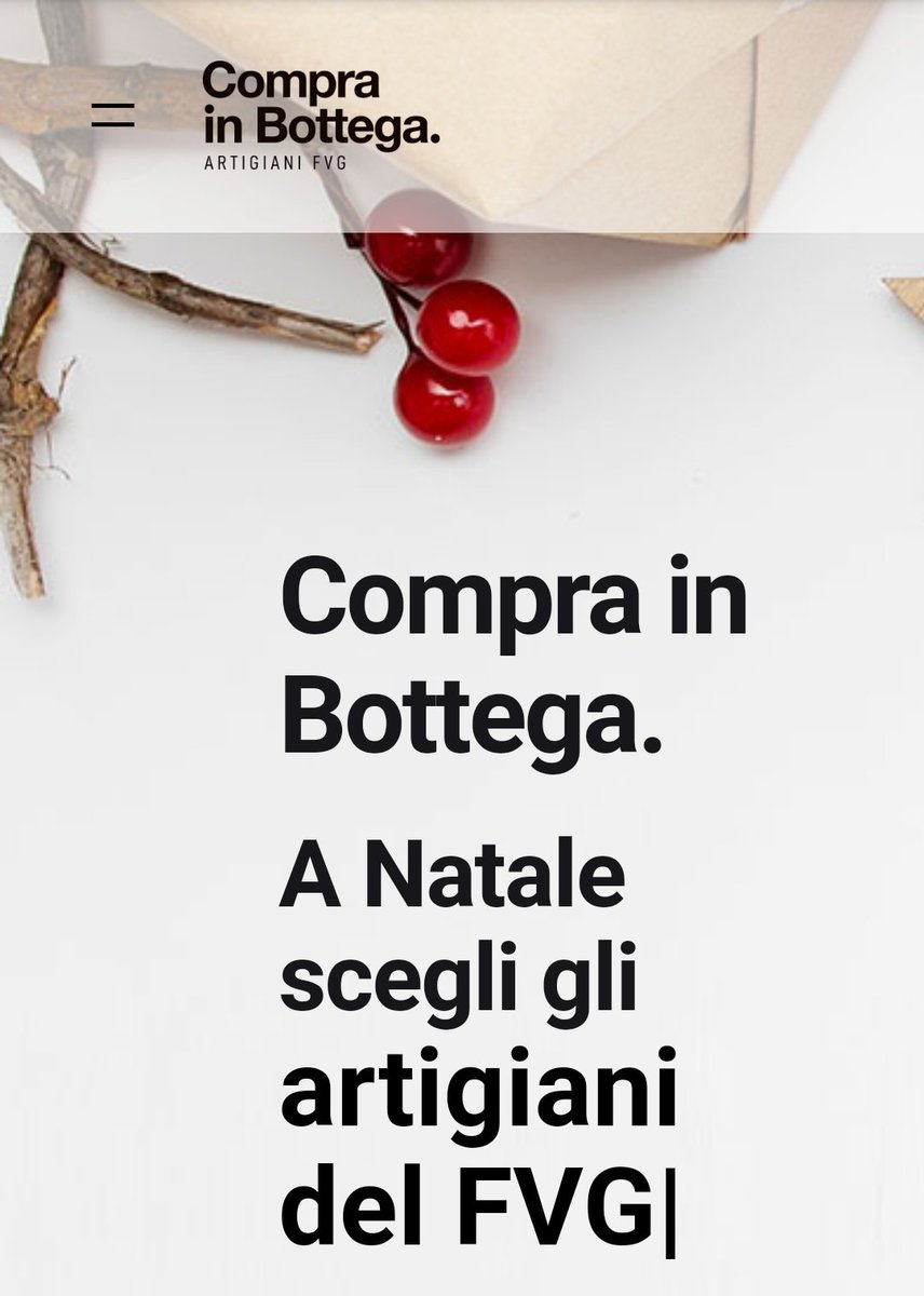 ConfartiUdine's tweet photo. ✅Nasce il progetto che presenta le imprese artigiane del territorio del FVG
✅Promosso con il sostegno di @catafvg e della @regioneFVGit,  promuove l’artigianato e la creatività unica delle botteghe artigiane.
✅Scopri qui la Xmas Edition👇
https://t.co/Mx2peeGwKQ https://t.co/HFjfOITrTn