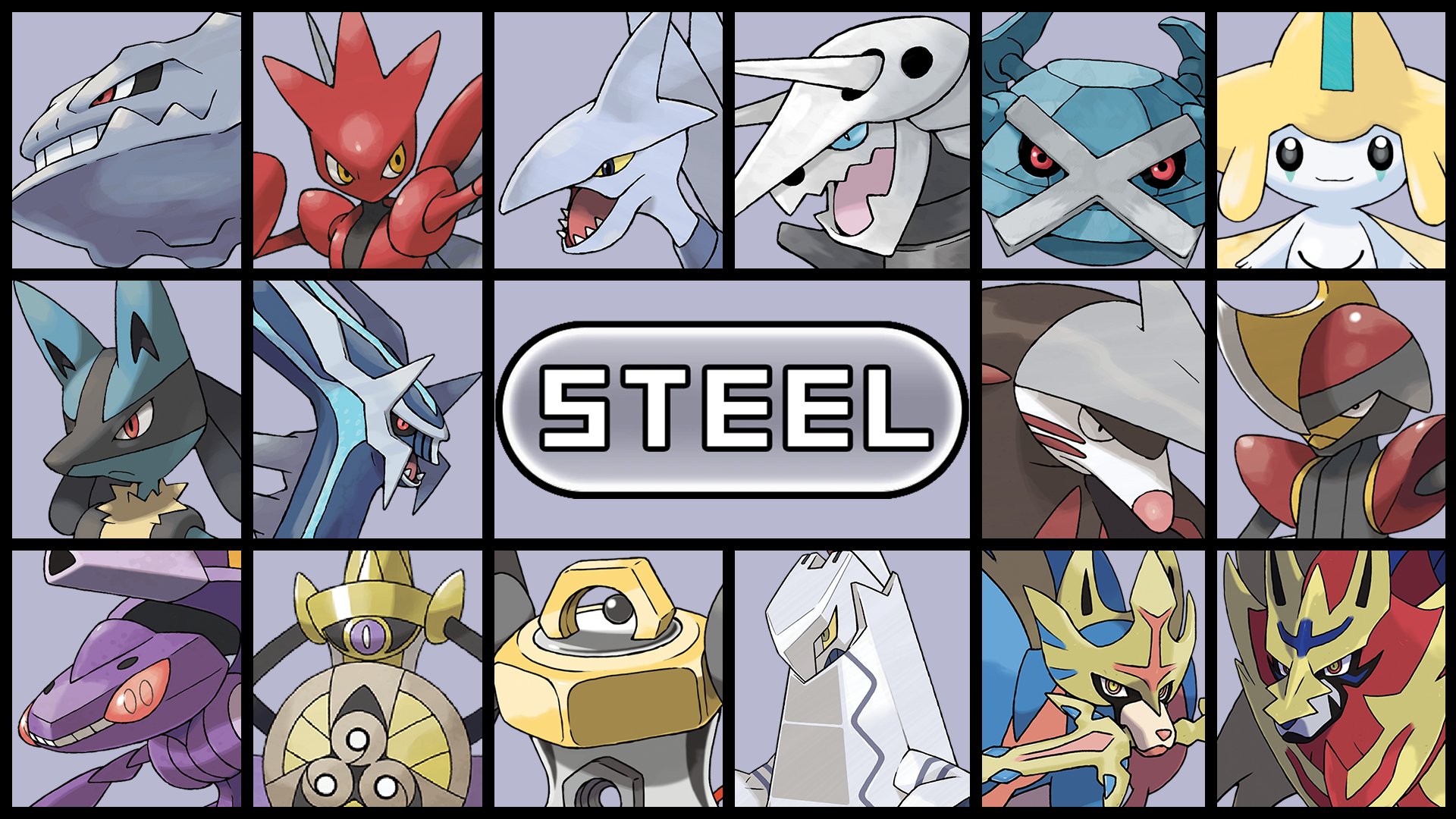 Steel type pokemon