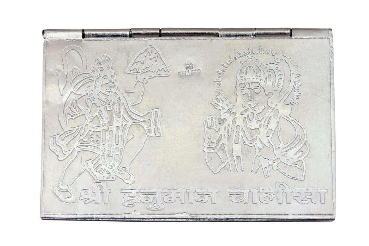 panditnmshrimal's tweet photo. Pure Silver Hanuman Chalisa
#Hanuman_Chalisa #Pure_Silver #Energized #PanditNMShrimali #Nidhi_shrimali #Best_Astrologer #Kundali_Vishleshan #kundali_Milan #Horoscope_Making #Planet_Mars
Weight: 77 gm Height: 4 cm Length : 7 cm | Material: Pure Silver https://t.co/uTNhP9Qycn