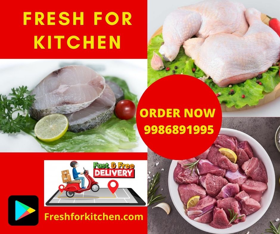 freshforkitchen's tweet image. We deliver hygiene and fresh meat to the customers here we serve the meat and seafood chemicals free antibiotic-free and we serve fresh and healthy raw meat and seafood.
Download and order now - play.google.com/store/apps/det…
Contact -91 9986891995 and 9886995886
#chicken #mutton #fish