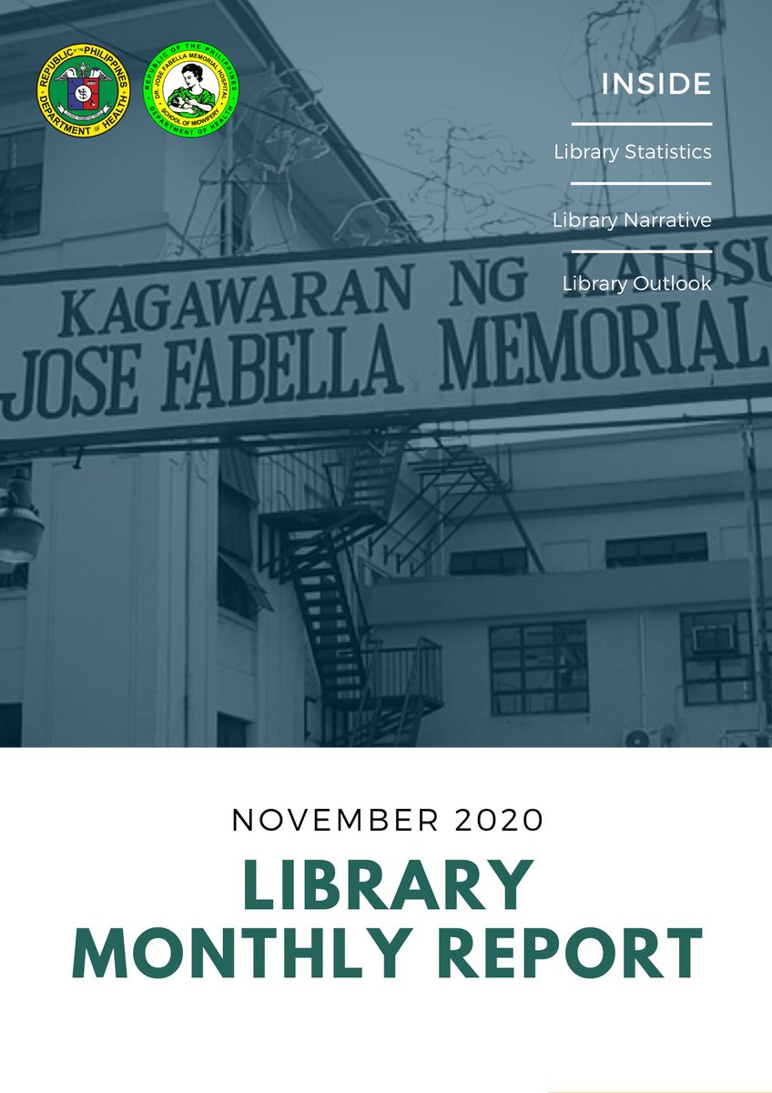 somlibrary's tweet image. November 2020 Library Report is up!

The latest about the library is now available for public viewing. Please check out what&apos;s new inside the library and what it aims to accomplish in the next month!

Happy reading and stay safe!

#LibraryReport
#SOMLibrary