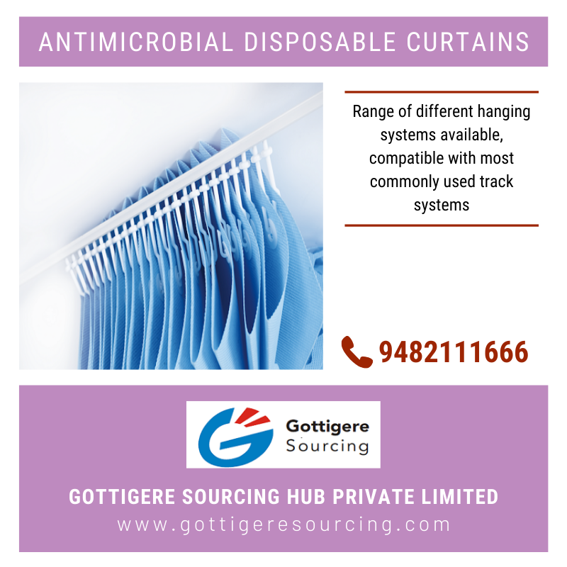 Antimicrobial Disposable Hospital Curtains are effective against spores, bacteria, mycobacteria and fungi. 

Talk to our Medical Curtain Specialists today!

#DisposableCurtains #PrivacyCurtains #HospitalCurtains  #Antimicrobial #Gottigere #GottigereSourcing