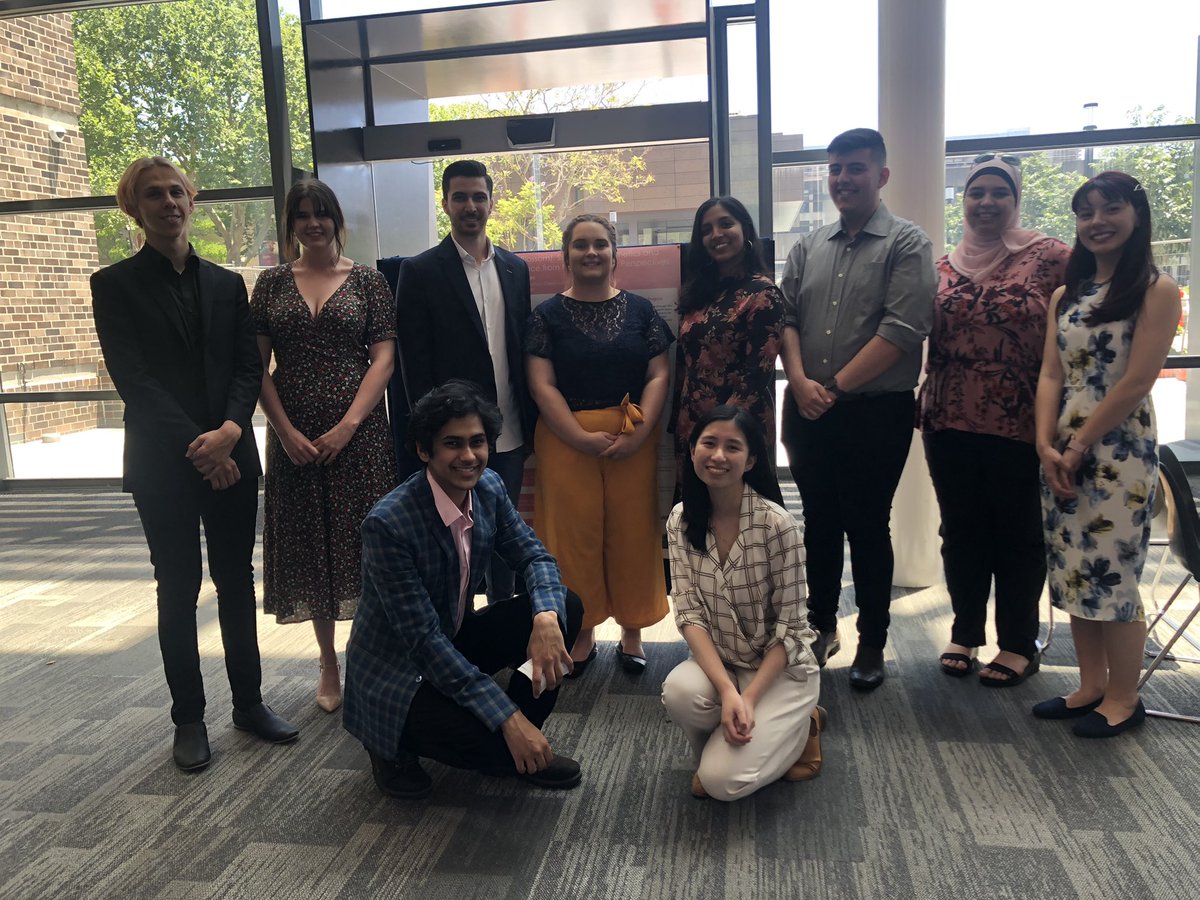 MQMURI's tweet photo. CONGRATZ #mqmuri #murinterns on completing the 10th Annual Poster Conference!
Cheering @Kelsey72392202 (Best Poster), @NejadSepehr (Peoples’ Choice - Poster), @TheJoannaCai (Research Communications Prize), @AloraC99 (Best Paper Submission) and the best of #ugrchat! https://t.co/w7naxdp3L4