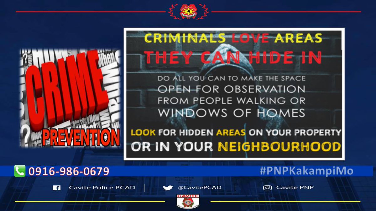 Tuesday Awareness!
#AntiCriminalityCampaign
#TeamPNP
#WeServeAndProtect
#CPNPDeboldSinas
#LetsVoltIn
#TeamCALABARZON
#PNP4A
#PNPPATROLPLAN2030
<a href="/Police4a/">Regional Community Affairs & Development Div. 4A</a> <a href="/TPUCav/">Cavite TPU</a> <a href="/PNPhotline/">PNP Tweets</a> <a href="/IORC4A/">RPCRD PNP CALABARZON</a> <a href="/gocavite/">gocavite</a> <a href="/cavite_pmfc/">Cavite PMFC</a> <a href="/pnpdpcr/">PNP Kakampi Mo</a>