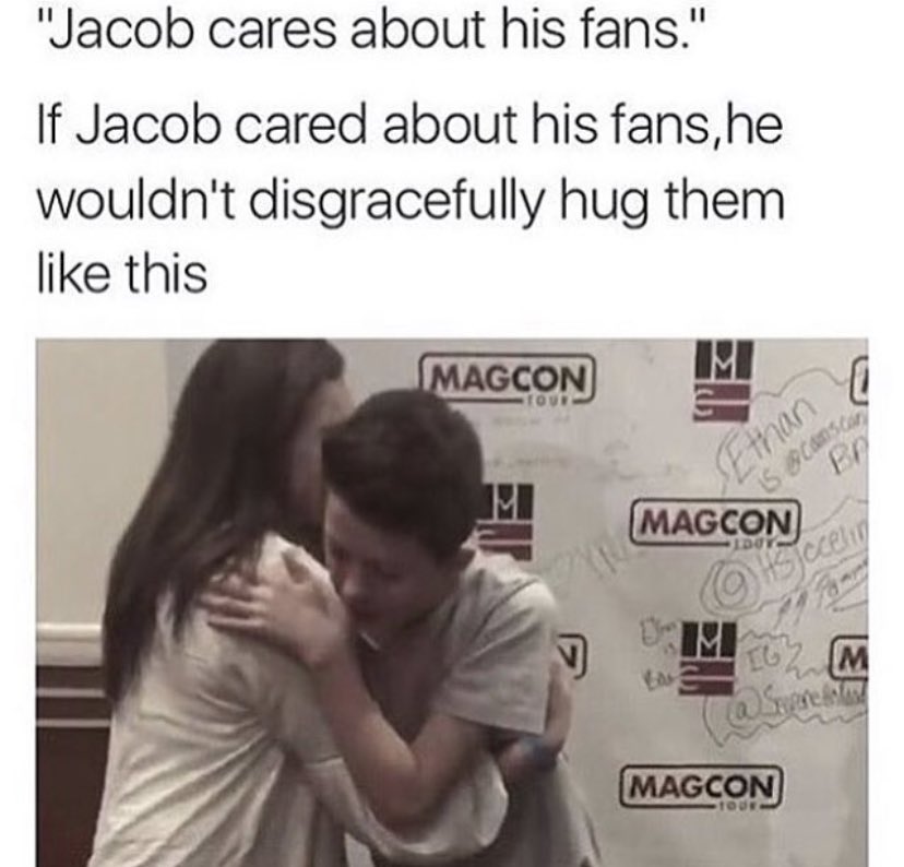 CLOSER2SWIFT's tweet photo. are we just going to ignore this?? 🙄🙄 @jacobsartorius https://t.co/6hrx5E45ZL