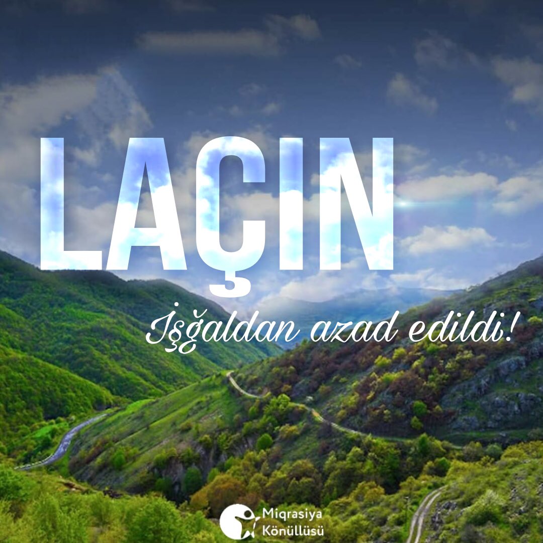 MigvolunteerAze's tweet image. Laçın biz qayıtdıq, Sən artıq azadsan!🇦🇿

#LaçınBizimdir #QarabağAzərbaycandır