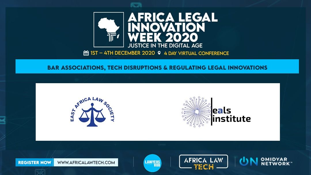 The @ealawsociety joins us today as part of the Africa Legal Innovation Week.
The assciation will share, among other insights, their views on regulation legal innovation and the role that #BarAssociations play in #LegalTech #Disruption.
🔗https://t.co/2X1SfPmRuw
#AfricaLawTech https://t.co/tSLXZntqu2