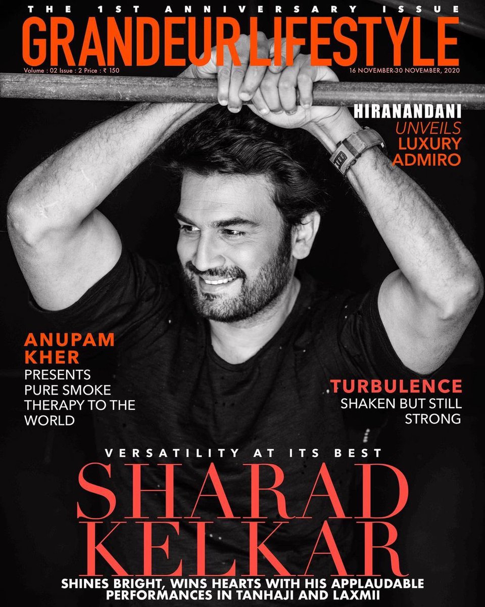 On the cover of our anniversary issue, we have an actor who is highly appreciated by the audience <a href="/SharadK7/">Sharad Kelkar</a> 

<a href="/inndresh/">INNDRESH BADOLA</a> <a href="/VjVasundhara/">Vasundhara Joshi</a> @TanishkaJuneja <a href="/BrandcorpsMedia/">Brandcorps Media Network</a> <a href="/spotonbollywood/">Spot On Bollywood</a> <a href="/BollywoodWire/">Bollywood Wire</a> 

#GrandeurLifestyle #glmagazine #grandeurLifestyleMagazine #SharadKelkar #Laxmii