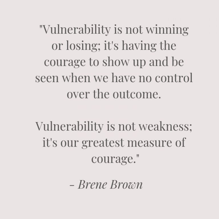 eassery's tweet photo. Embrace being vulnerable.. it’s the greatest act of courage 🙏 https://t.co/AN0X9xFi2r