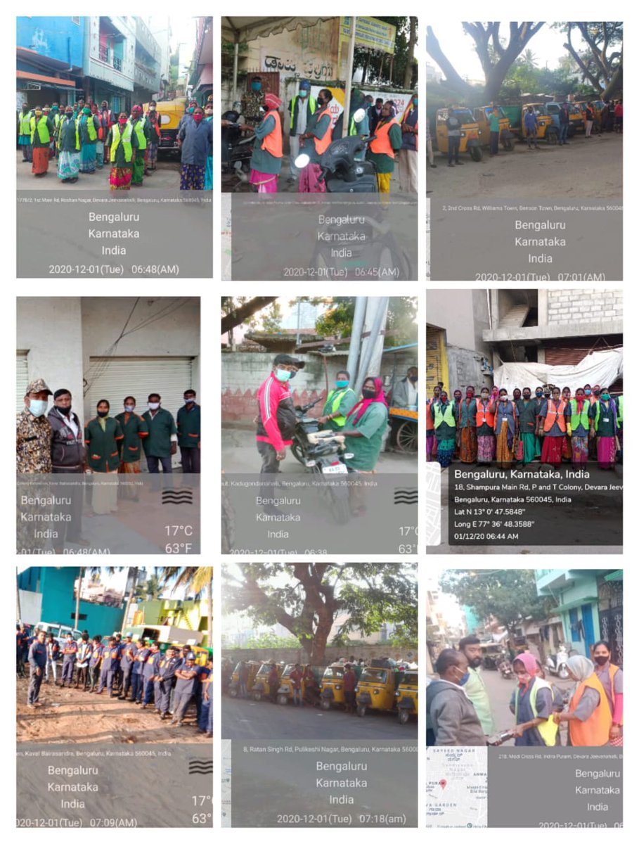 sarfaraz khan (@bbmpswmjtcomm) on Twitter photo ಬಿಬಿಎಂಪಿಯು ನಗರದ ಸ್ವಚ್ಛತೆಗೆ ಶ್ರಮಿಸುತ್ತಿರುವ ಸ್ವಚ್ಛತಾ ಸೇನಾನಿಗಳ ಆರೋಗ್ಯ & ಸುರಕ್ಷತೆಗೆ ಕಾಳಜಿ ವಹಿಸಿದೆ.
ಪುಲಕೇಶಿ ನಗರ ವಿಭಾಗದ ಪೌರಕಾರ್ಮಿಕರು & ಆಟೋ ಚಾಲಕರು ಕರ್ತವ್ಯಕ್ಕೆ ತೆರಳುವ ಮುನ್ನ ಆರೋಗ್ಯ ತಪಾಸಣೆ, ಬಯೋಮೆಟ್ರಿಕ್ ಹಾಜರಾತಿ & ಸುರಕ್ಷತಾ ಪರಿಕರಗಳನ್ನು ತೊಟ್ಟ ಪೌರಕಾರ್ಮಿಕರ ದೃಶ್ಯಗಳನ್ನು ಕಾಣಬಹುದು.
#BBMP <a href="/BBMPCOMM/">Maheshwar Rao.M, IAS</a> ಬಿಬಿಎಂಪಿಯು ನಗರದ ಸ್ವಚ್ಛತೆಗೆ ಶ್ರಮಿಸುತ್ತಿರುವ ಸ್ವಚ್ಛತಾ ಸೇನಾನಿಗಳ ಆರೋಗ್ಯ & ಸುರಕ್ಷತೆಗೆ ಕಾಳಜಿ ವಹಿಸಿದೆ.
ಪುಲಕೇಶಿ ನಗರ ವಿಭಾಗದ ಪೌರಕಾರ್ಮಿಕರು & ಆಟೋ ಚಾಲಕರು ಕರ್ತವ್ಯಕ್ಕೆ ತೆರಳುವ ಮುನ್ನ ಆರೋಗ್ಯ ತಪಾಸಣೆ, ಬಯೋಮೆಟ್ರಿಕ್ ಹಾಜರಾತಿ & ಸುರಕ್ಷತಾ ಪರಿಕರಗಳನ್ನು ತೊಟ್ಟ ಪೌರಕಾರ್ಮಿಕರ ದೃಶ್ಯಗಳನ್ನು ಕಾಣಬಹುದು.
#BBMP <a href="/BBMPCOMM/">Maheshwar Rao.M, IAS</a>