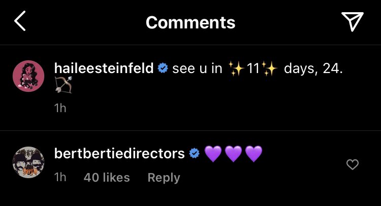Bert and Bertie comment on Hailee Steinfeld