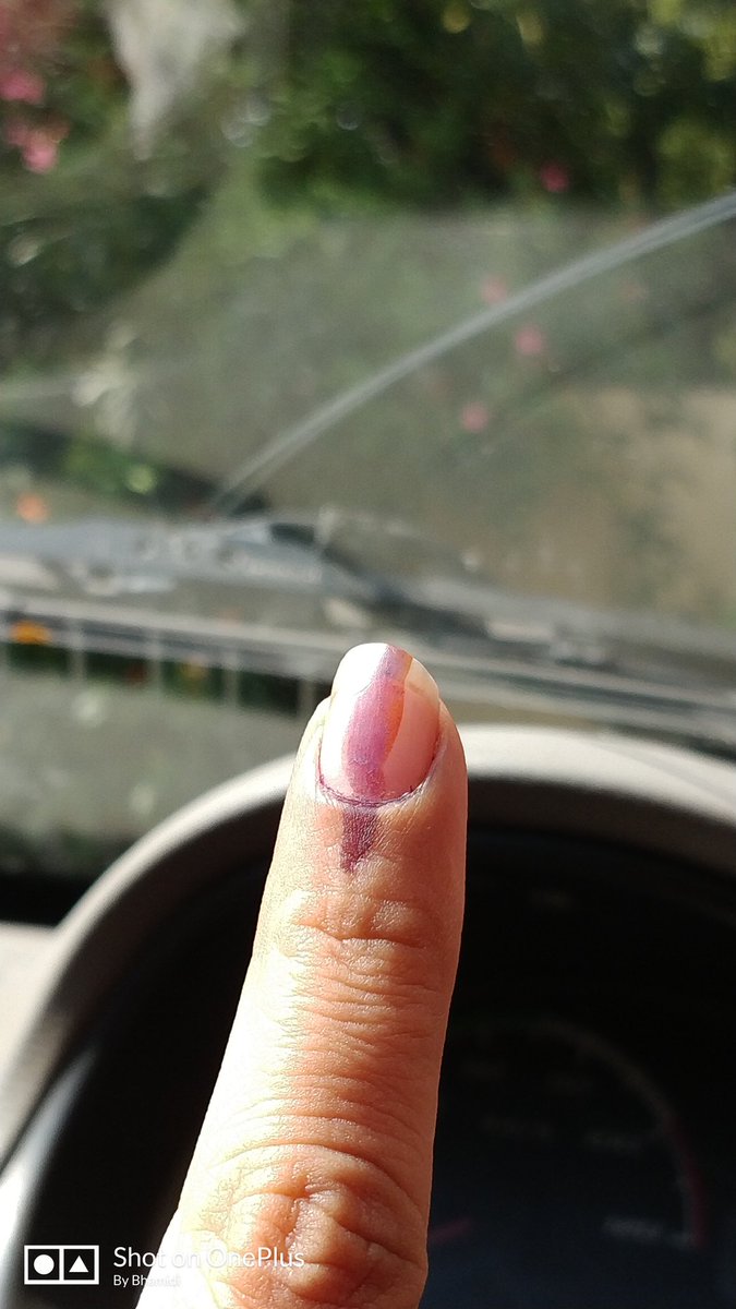 I did!! #Inked #BetterSociety #VoteForHyderabad #Vote @HiHyderabad