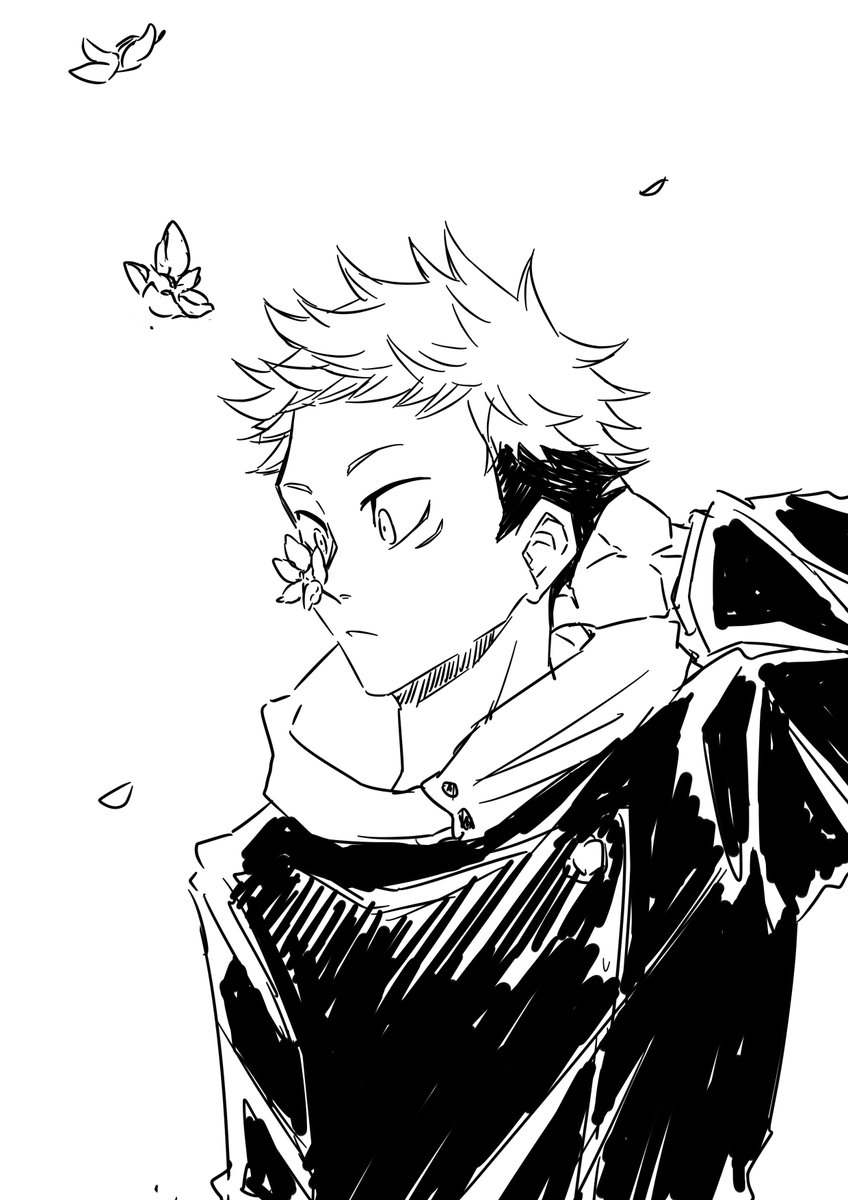 DENformaggio's tweet image. 虎杖悠仁 花