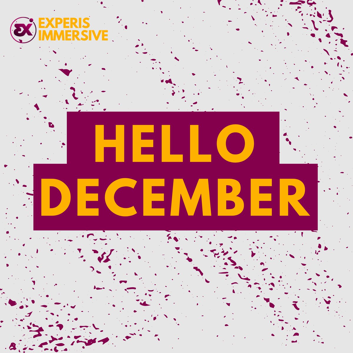 Experisimmerse's tweet image. Wishing you a fantastic new month filled with exciting experiences and great opportunities! 

Happy New Month.

#december #hellodecember #experisimmersive #newmonth #VirtualReality #virtualtour