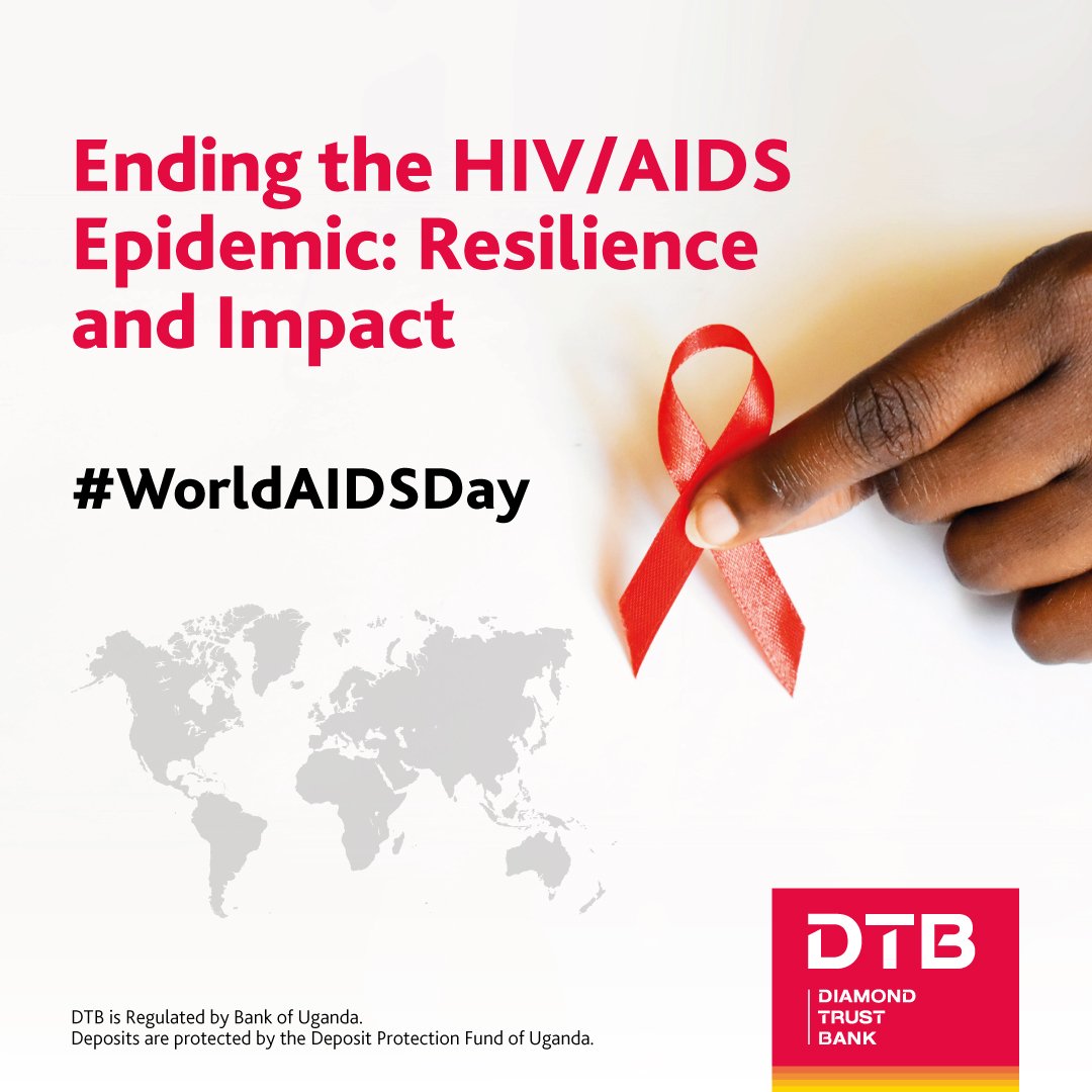 dtb_uganda's tweet photo. This #WorldAIDSDay, we encourage you to know your HIV status. Raise your hand to create awareness about AIDS. Together we can win and #AchieveMore https://t.co/37ybUm2Il6