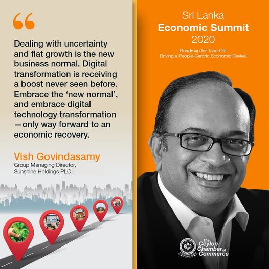 PlcSunshine's tweet photo. How to navigate "New Normal" by embracing tech intensity to capitalize new growth opportunities ..   
#lka #Growth #fornewsrilanka https://t.co/onZ1PElCx0